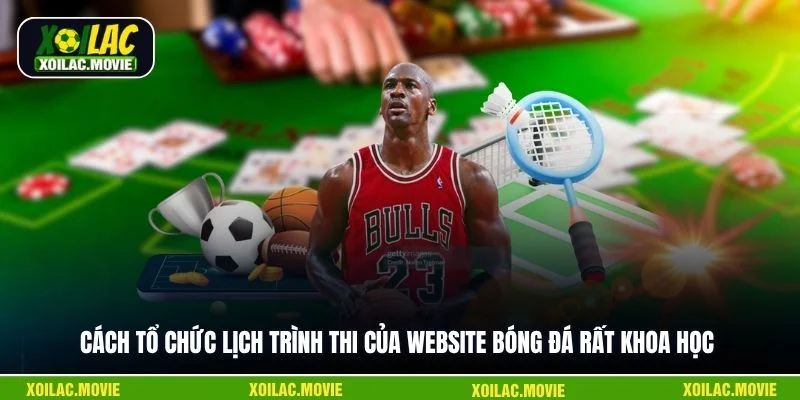 Cách tổ chức lịch trình thi của website bóng đá rất khoa học