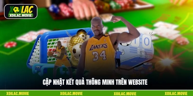 Cập nhật kết quả thông minh trên website 